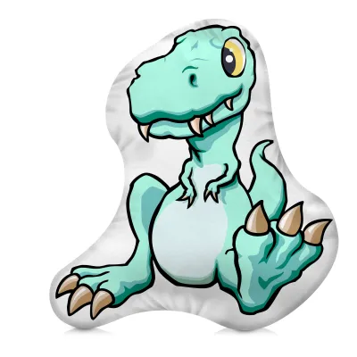 (Approx. 25cm) with T Rex Design Soft Velvet Polyester Fabric