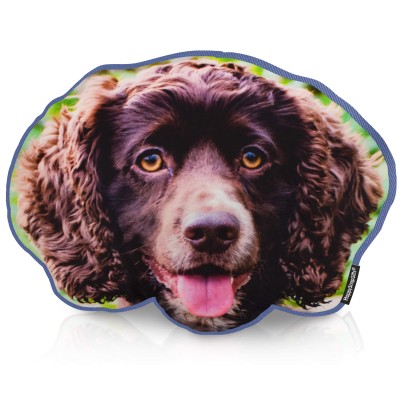 Dog face cushion hotsell