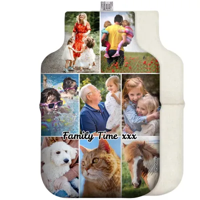 (35cm) Soft Velvet Polyester Fabric with Removable Cover (Personalised with Text)