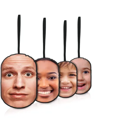 Black Soft Velvet Polyester Fabric (Personalised with Text)