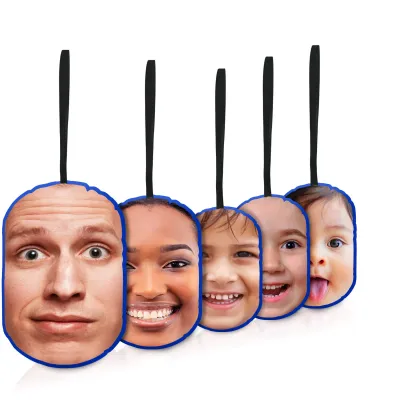 Royal Blue Soft Velvet Polyester Fabric (Personalised with Text)