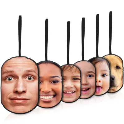 Black Soft Velvet Polyester Fabric (Personalised with Text)