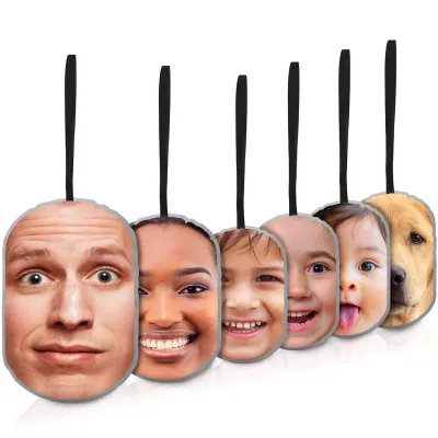 Grey Soft Velvet Polyester Fabric (Personalised with Text)