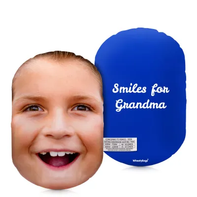 (20cm) Royal Blue Soft Velvet Polyester Fabric Scented (Organic Lavender Buds) (Personalised with Text)