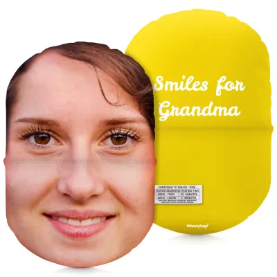 (32cm) Yellow Soft Velvet Polyester Fabric Scented (Organic Lavender Buds) (Personalised with Text)