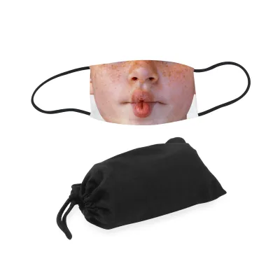 (Small / Printed Edge) with Small Black Storage Pouch