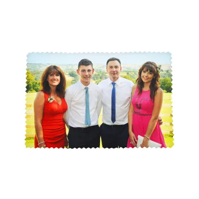 - Rectangle (15cm x 10cm) Polyester (Personalised with Text)