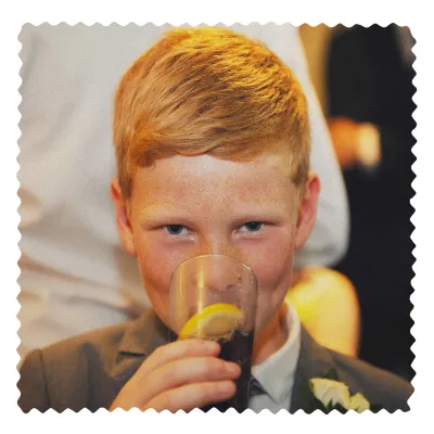 - Square (20cm) Polyester (Personalised with Text)