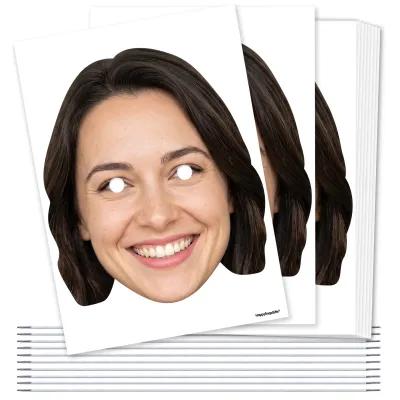 Pack of 10 (A4) DIY Masks + Elastics