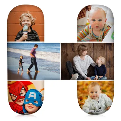 (Hand Cut - Larger Size) Soft Velvet Polyester Fabric - Letter H