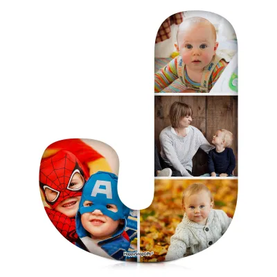 (Hand Cut - Larger Size) Soft Velvet Polyester Fabric - Letter J