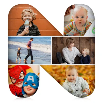 (Hand Cut - Larger Size) Soft Velvet Polyester Fabric - Letter N