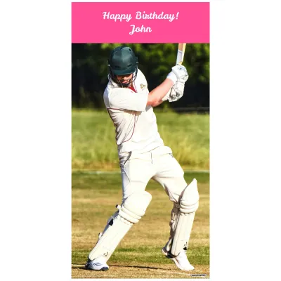 (Pink) 150cm x 55cm (70gsm) (Personalised with Text)