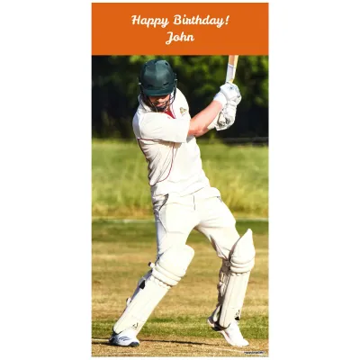 (Orange) 110cm x 55cm (70gsm) (Personalised with Text)