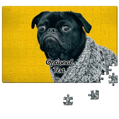 Rectangle with 126 Pieces (27.5cm) (Personalised with Text)