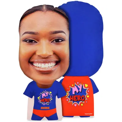 Regular Size with Hearts & Stars Design Soft Velvet Polyester Fabric (Personalised with Text)