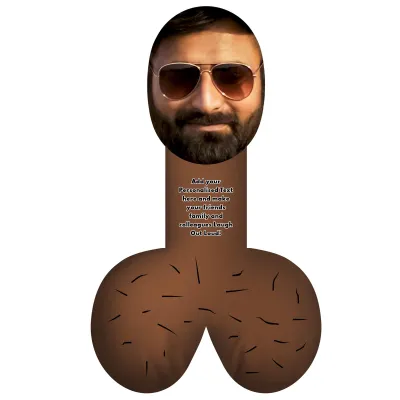 (45cm) (Mid Skin Tone) Soft Velvet Polyester Fabric (Personalised with Text)