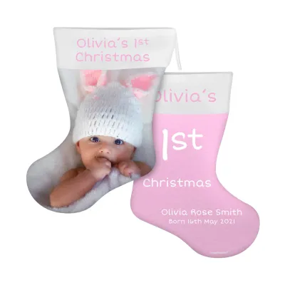 (25cm) Baby Pink Soft Velvet Polyester Fabric (Personalised with Text)