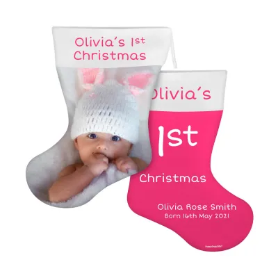 (25cm) Hot Pink (Fuchsia) Soft Velvet Polyester Fabric (Personalised with Text)