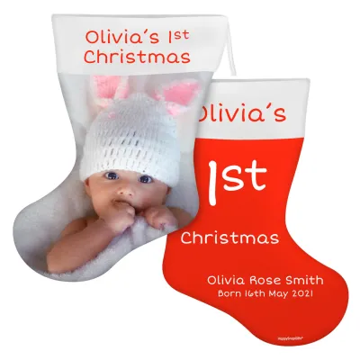 (45cm) Red Soft Velvet Polyester Fabric (Personalised with Text)