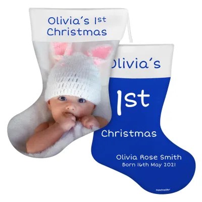 (45cm) Royal Blue Soft Velvet Polyester Fabric (Personalised with Text)