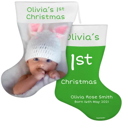 (55cm) Bright Green Soft Velvet Polyester Fabric (Personalised with Text)