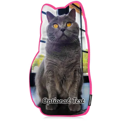 Larger Size - Hot Pink Cotton Fabric (Personalised with Text)