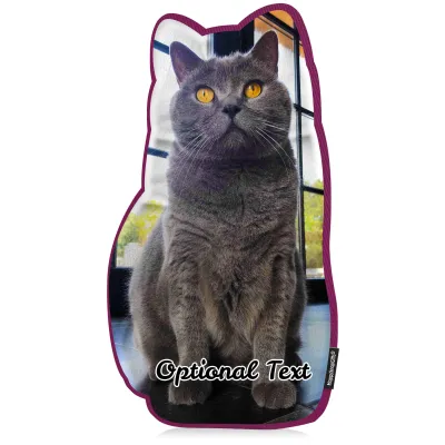 Larger Size - Purple Cotton Fabric (Personalised with Text)