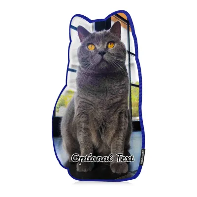 Smaller Size - Royal Blue Cotton Fabric (Personalised with Text)