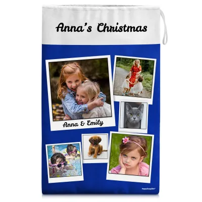 Small (30cm Size) Royal Blue Soft Velvet Polyester Fabric (Personalised with Text)