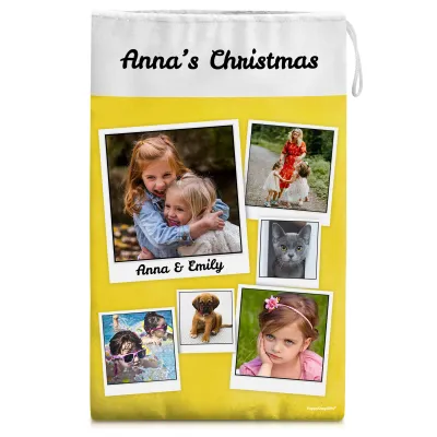 Small (30cm Size) Yellow Soft Velvet Polyester Fabric (Personalised with Text)