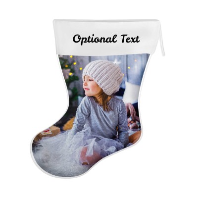 (25cm) White Soft Velvet Polyester Fabric (Personalised with Text)
