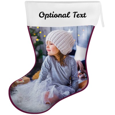 (55cm) Burgundy Soft Velvet Polyester Fabric (Personalised with Text)