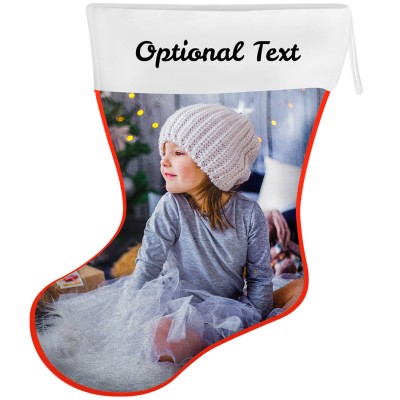 (55cm) Red Soft Velvet Polyester Fabric (Personalised with Text)