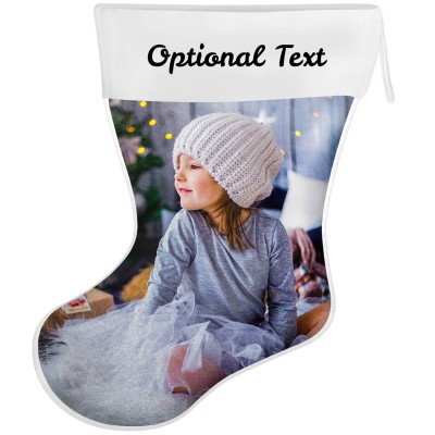 (55cm) White Soft Velvet Polyester Fabric (Personalised with Text)