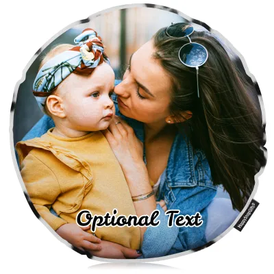 (40cm Circle) - Paws Fleece Fabric (Personalised with Text)