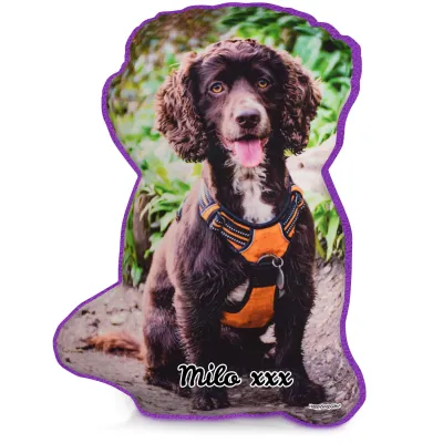 Smaller Size - Purple Fleece Fabric (Personalised with Text)