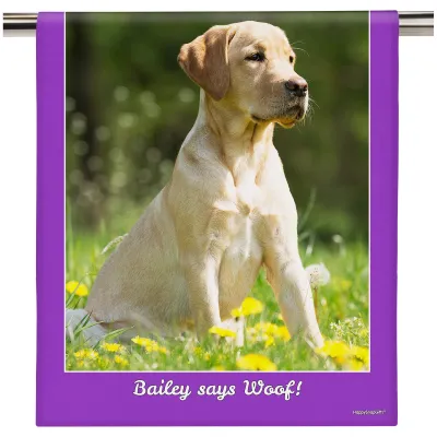 (58cm) Colour Frame Theme Purple (Personalised with Text)