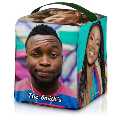 (16cm Size) (Dark Green) Mock Suede Polyester Fabric (Personalised with Text)