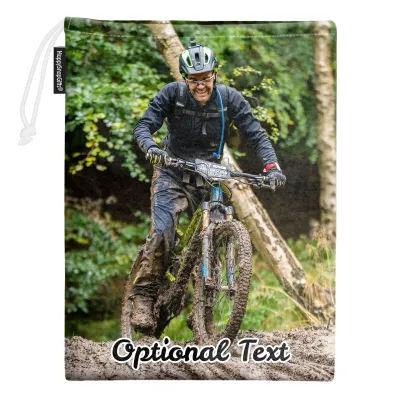 Large (35cm x 24cm) Soft Velvet Polyester Fabric (Personalised with Text)