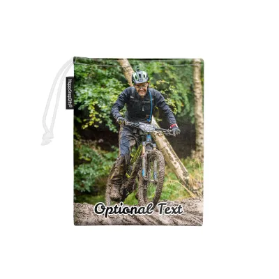 Small (15cm x 12cm) Soft Velvet Polyester Fabric (Personalised with Text)