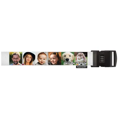 (250cm) - White with Combination Lock (Personalised with Text)