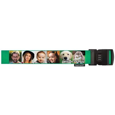 (300cm) - Green with Combination Lock (Personalised with Text)