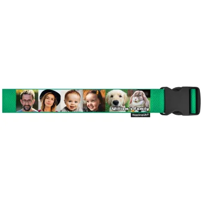 (300cm) - Green with Standard Buckle (Personalised with Text)