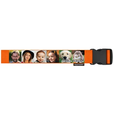 (300cm) - Orange with Standard Buckle (Personalised with Text)