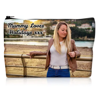 Large (30cm x 20cm) Mock Suede Polyester Fabric (Personalised with Text)