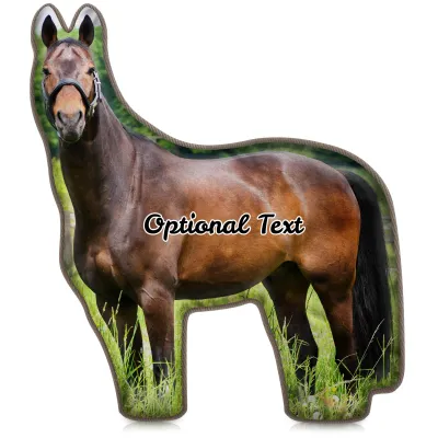 Larger Size - Chocolate Luxury Cotton Fabric (Personalised with Text)