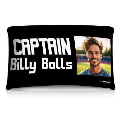 25cm (Tube Approx. 50cm x 7cm) Black (Personalised with Text)