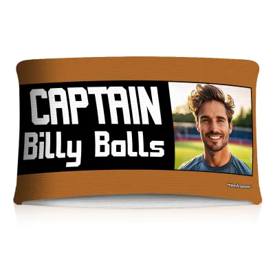 20cm (Tube Approx. 40cm x 7cm) Brown (Personalised with Text)