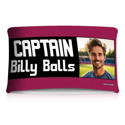 25cm (Tube Approx. 50cm x 7cm) Burgundy (Personalised with Text)